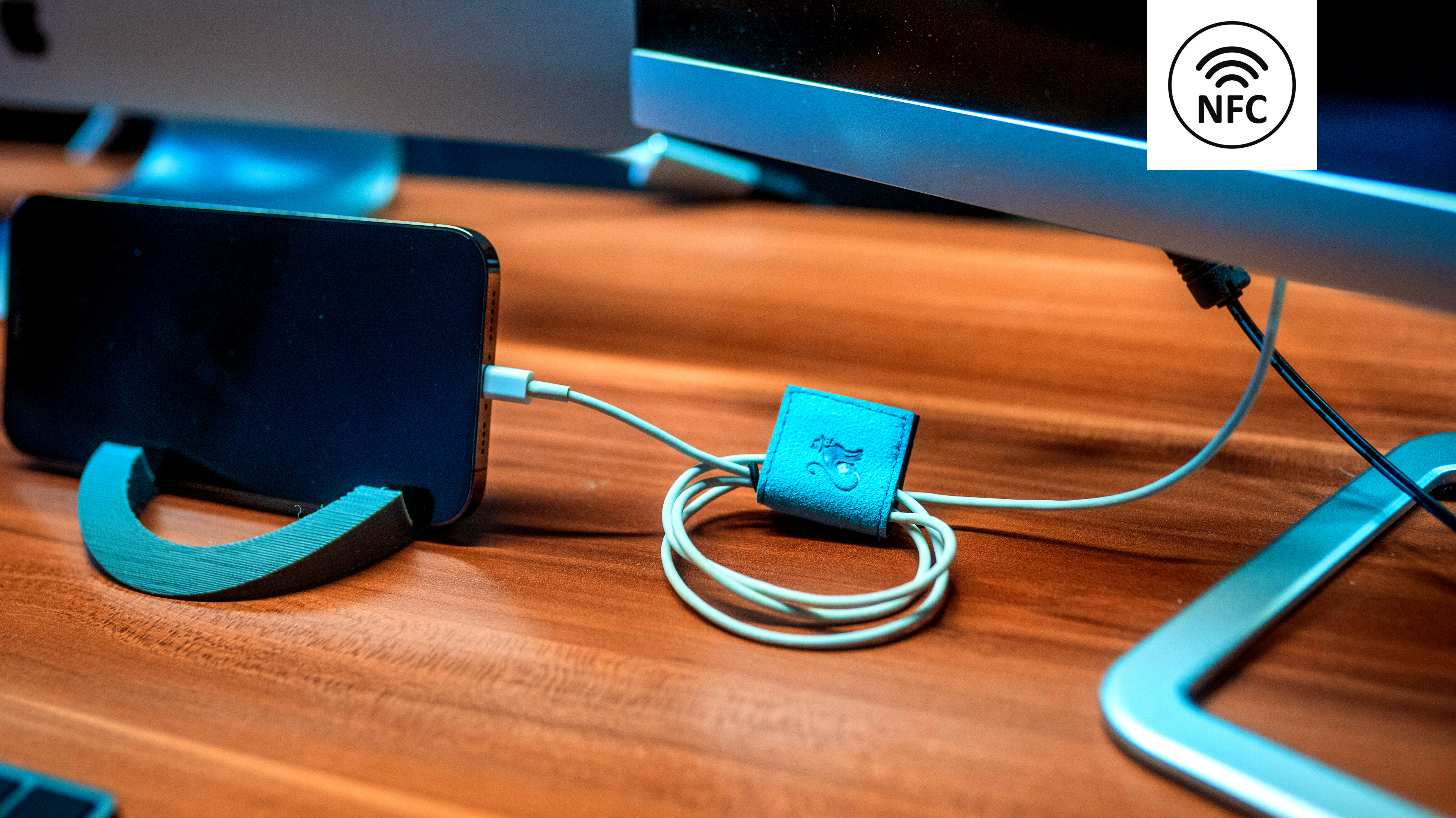 AgentSmart™️ | NFC Multitool Kabel Organizer | Blau