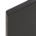 NNEVL Bathroom Countertop Dark Grey 100x50x2 cm Treated Solid Wood